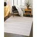 White 108 x 76 x 0.5 in Area Rug - Corrigan Studio® Contemporary Dudziak Area Rug Cream Color Cotton | 108 H x 76 W x 0.5 D in | Wayfair