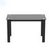 Latitude Run® Dining Table w/ Metal Legs & Tempered Glass Top Glass/Metal in Black/Gray | 29.53 H x 47.24 W x 27.56 D in | Wayfair