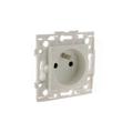 Arnould - Prise 2P+T 16A blanc lumiere bornes auto fixation vis (sans plaque) 250V série espace