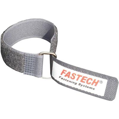 FASTECH® F101-20-220M-FT Klettband mit Gurt Haft- und Flauschteil (L x B) 220 mm x 20 mm Grau 1 St. Image
