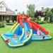 Inflatable Water Slide Bounce House with Water Cannon and Air Blower - 197" x 157.5" x 98.5" ( L x W x H)