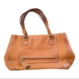 Kate Spade Bags | Kate Spade Leather Satchal Tote Multi Strap Handles Tan Classic Basic | Color: Tan | Size: Os