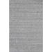 Gray/White 93 x 0.25 in Area Rug - Bokara Rug Co, Inc. Handwoven Area Rug in Silver/White Viscose/Wool | 93 W x 0.25 D in | Wayfair