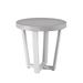 South Beach Outdoor Side Table Stone/Concrete/Metal in Gray Coastal Living™ by Universal Furniture | 23 H x 24 W x 24 D in | Wayfair U012814