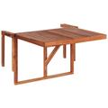 Table pliable 2 personnes en acacia bois foncé