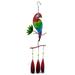 CoTa Global Parrot Wind Chime - Handmade Glass And Metal Chime - 26.4 Inches