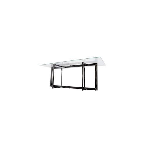 Esstisch (160×80 cm H=75 cm) BUSK Wohnzimmertisch Esszimmertisch Schreibtisch modernes Design Glastisch Glas Loft Handmade Vintage Deco