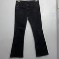 Levi's Jeans | Levi’s 518 Superlow Junior Black Denim Jeans 9m Red Tab Bootcut | Color: Black | Size: 9j