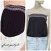 Free People Tops | Intimately Free People Smocked Tubes On Bodysuitl | Color: Black | Size: L