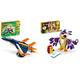 LEGO 31126 Creator 3-in-1 Überschalljet, Flugzeug Hubschrauber und Boot & 31125 Creator 3-in-1 Wald-Fabelwesen: Hase - Eule - Eichhörnchen, Set mit Tierfiguren zum Bauen, Spielzeug ab 7 Jahre