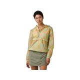 prAna Whistler Anorak Jacket - Womens Coastal Sage Jungle XS 1967721-301-XS