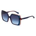 Karl Lagerfeld KL6059S Damen-Sonnenbrille Vollrand Eckig Kunststoff-Gestell, Blau