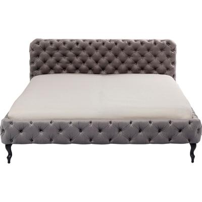 Kare Design »Desire« Velvet Bett Silbergrau 180x200 cm