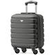 Flight Knight easyJet 45x36x20 Cabin Suitcase, Underseat Lightweight Suitcase, 4 Wheels ABS Hard Shell Cabin Bag- Small Travel Suitcase, Free Carry-Ons Hand Luggage Approved for Over 100 Airlines