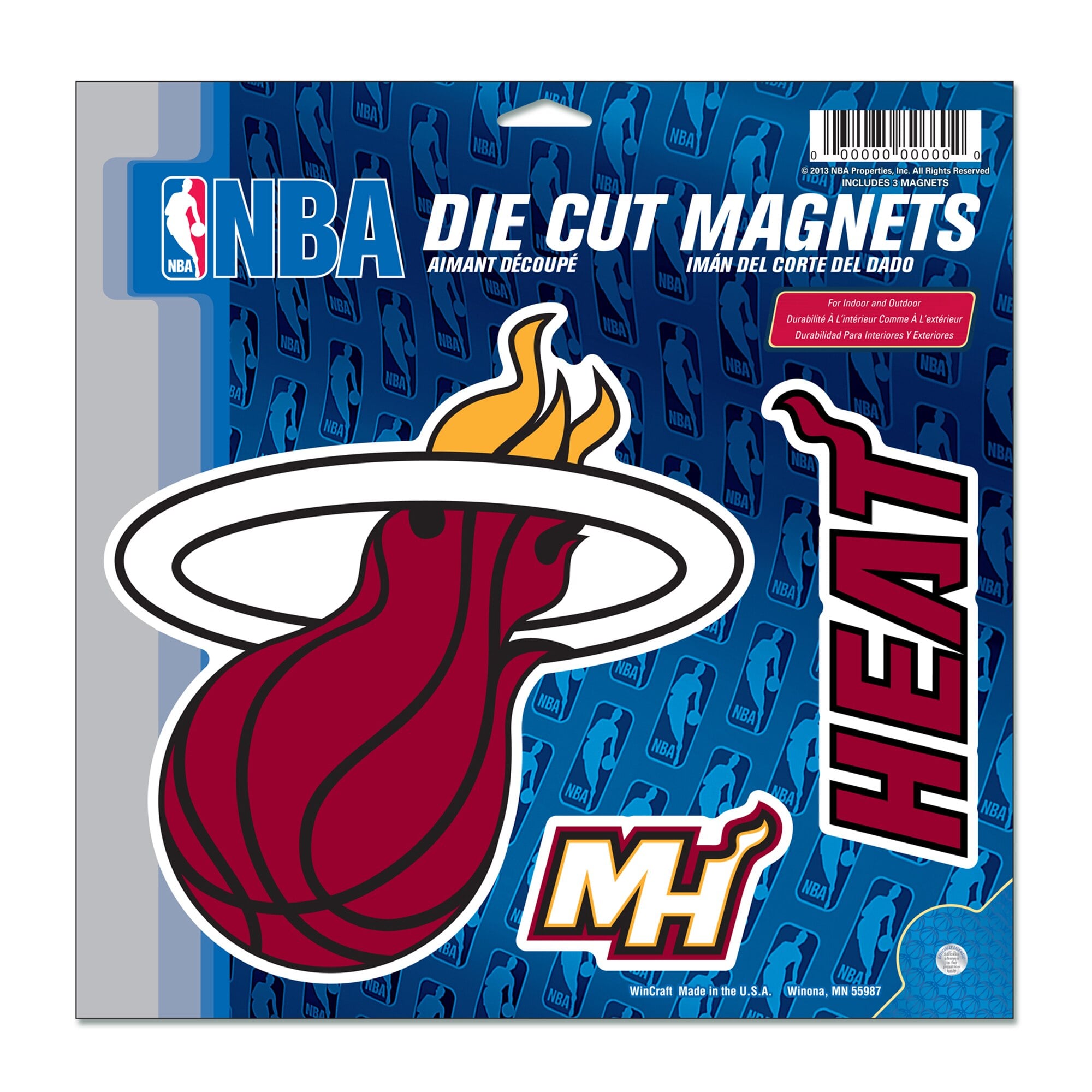 Miami Heat Magnetset – 11 x 11 Zoll