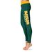 Women's Green Baylor Bears Plus Size Solid Yoga Leggings