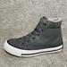 Converse Shoes | Converse All Star Chuck Taylor Boot Pc High Top Leather Juniors Size 12 Gray | Color: Gray | Size: 12