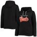 Women's Soft as a Grape Black San Francisco Giants Plus Size Side Split Pullover Hoodie