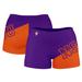 Women's Purple Northwestern State Demons Color Block Shorts
