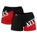 Women's Black San Diego State Aztecs Color Block Shorts