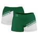 Women's Green Northwest Missouri State Bearcats Color Block Shorts