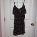 American Eagle Outfitters Dresses | American Eagle Off-The-Shoulder Flowy Dress | Color: Black/Orange | Size: Xs