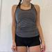 Lululemon Athletica Tops | Lulu Lemon Running Tank Top In Black And White | Color: Black/White | Size: 6