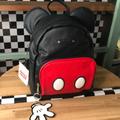 Disney Bags | Disney Mickey Mouse Ears, Gloves, Icons Backpack With Adjustable Straps | Color: Black/Red | Size: See Photos Please