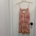 Free People Dresses | Fp Dress Babydoll Dress. Pink Gauze Material | Color: Orange/Pink | Size: M