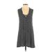 LA Hearts Casual Dress - Mini: Black Print Dresses - Women's Size Small