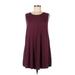 Brandy Melville Casual Dress - A-Line: Burgundy Solid Dresses