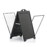 MT Displays Double Sided Street Signpro w/ Lens Protective Cover Plastic in Black | 44.69 H x 28.94 W x 26.77 D in | Wayfair UPSP120024X9002