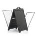 MT Displays Double-Sided Folding Sandwich Board Plastic in Black | 44.69 H x 28.94 W x 26.77 D in | Wayfair UPSP120024X9005