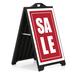 MT Displays Sidewalk Sale Sign Plastic in Black | 44.69 H x 28.94 W x 26.77 D in | Wayfair UPSP320024X9119