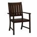 Summer Classics Croquet Patio Dining Armchair w/ Cushions in Brown | 37.75 H x 24.25 W x 25.5 D in | Wayfair 333017+C310440N