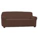 Red Barrel Studio® Avery Box Cushion Sofa Slipcover Polyester in Brown | 96 H x 125 W in | Wayfair E4682CBB45154A85AE90B5C19B25A937