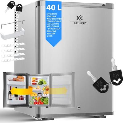 Kesser - Minikühlschrank mit Schloss Minibar 40 Liter Nutzinhalt Leise 22db Abschließbar Image