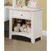 Karine Compact 1-drawer Nightstand with 1 Shelf and Storage Copmpartment