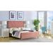 Collinsworth Tufted Low Profile Sleigh Bed