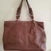 Coach Bags | Coach Whiskey Leather Xl Tote - E05s 5138 | Color: Brown/Silver | Size: Xl