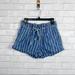 American Eagle Outfitters Shorts | American Eagle Outfitters Paper Bag Striped Shorts | Color: Blue/White | Size: 4