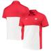 Men's Under Armour Red/White Maryland Terrapins 2022 Blocked Coaches Performance Polo