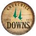 WinCraft Churchill Downs 14'' Round Wood Sign