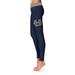 Women's Navy Utah State Aggies Solid Yoga Leggings