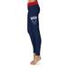 Women's Navy Howard Bison Plus Size Solid Yoga Leggings