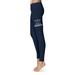 Women's Navy Xavier Musketeers Plus Size Solid Yoga Leggings