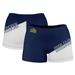 Women's Navy Drexel Dragons Plus Size Color Block Shorts