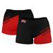 Women's Black UNLV Rebels Plus Size Color Block Shorts