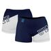 Women's Navy West Florida Argonauts Plus Size Color Block Shorts