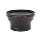 Zunate Wide Angle Camera Lens, 49mm 0.43x Wide Angle Attachment Lens with Macro Lens,Lens Cover,Compatible with Lenses With 49Mm/2.0In Thread Caliber,82mm/3.2in Filter